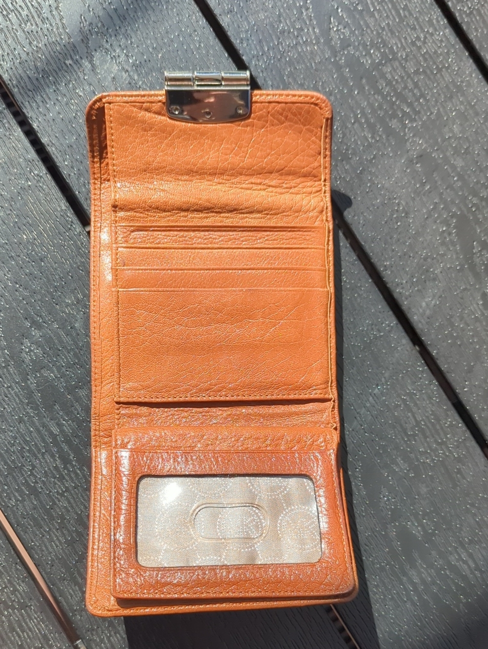 Michael Kors Brown Leather Snap Wallet - Picture 8 of 9